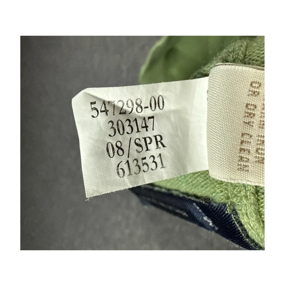 Banana Republic Green Cotton Cashmere Blend‎ V Neck Sweater Vest Mens XL Upscale